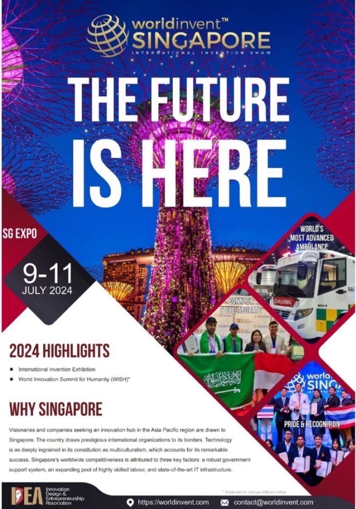 “GlucoStrap” from Chula’s Metallurgy and Materials Science Research Institute Wins Big with Three Awards at WorldInvent Singapore 2024