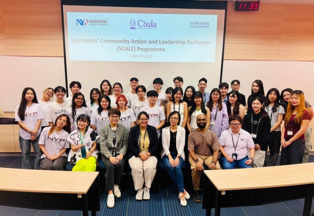 Chula Takes Part in Art Activity in Singapore with Nanyang Polytechnic for Sustainable Design 
