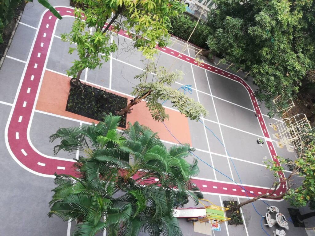 Din Daeng Flats 2 Community Sports Area ลานกีฬาชุมชนแฟลตดินแดง 2